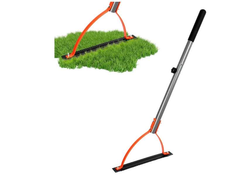 Walensee Weed Grass Cutter with Serrated Double-edged Sharp Blade Manual Grass Whip with 30 Inch Steel Handle Cut Overgrown Weeds Cutting Hand Tool Steel...
