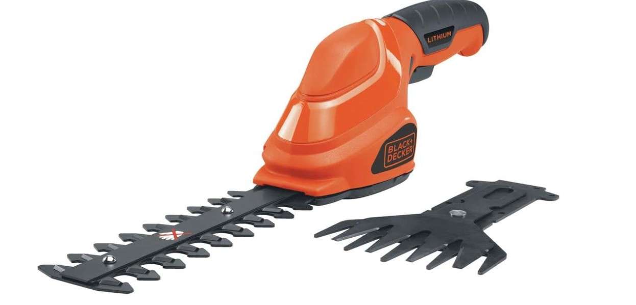 BLACK+DECKER Shrub Trimmer/Grass Shear Combo, Cordless, 3.6V (GSL35)