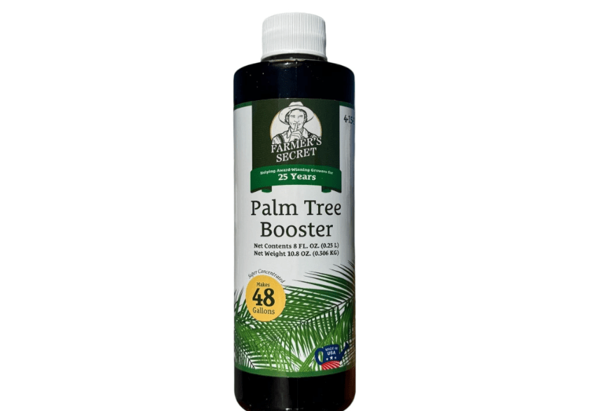 
Farmer's Secret Palm Tree Booster Fertilizer (8oz) - Super Concentrated 4-15-12 Formula - Formulated for All Types of Palm Trees at All Life Stages 