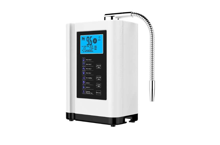 AlkaDrops Water Ionizer, Water Purifier Machine PH 3.5-10.5 Alkaline Acid Water Machine,Up to -500mV ORP, 8000 Liters Per Filter,7 Water Settings