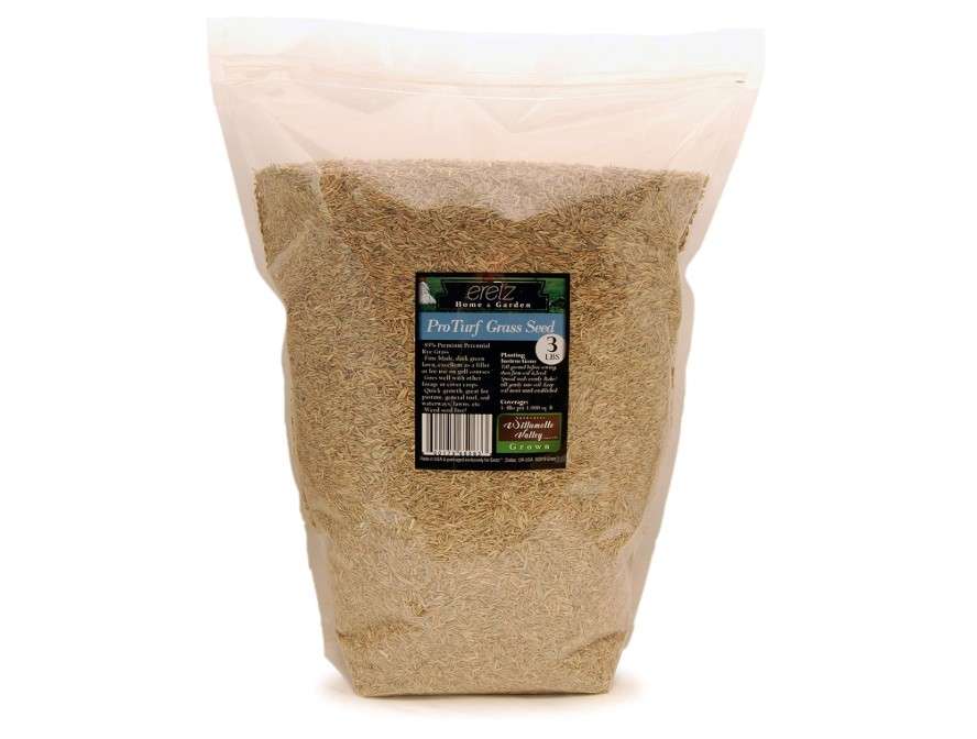 
ProTurf Perennial Ryegrass Fine Lawn Seed by Eretz (3lb) - Choose Size! Premium Willamette Valley, Oregon Grown Grass Seed