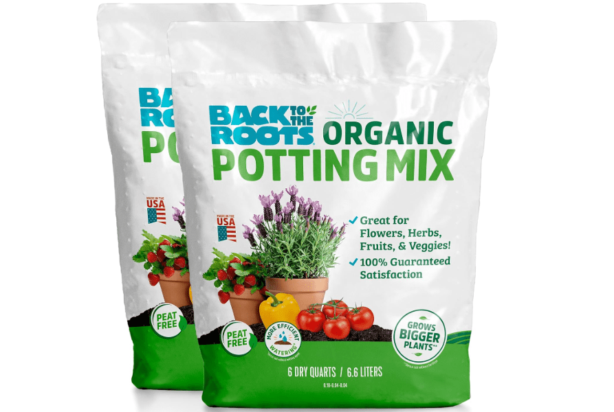 
Back to the Roots 100% Organic Potting Mix (Value 12 Quart) | Premium Blend | Made in The US