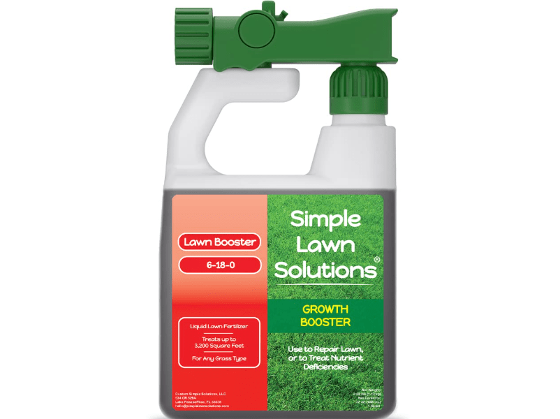 
Extreme Grass Growth Lawn Booster- Liquid Spray Concentrated Starter Fertilizer with Humic Acid- Any Grass Type- Simple Lawn Solutions (32 oz. w/Sprayer)