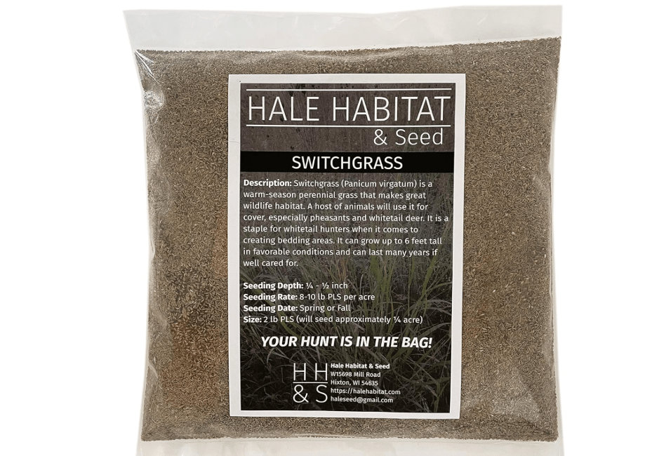
Hale Habitat & Seed Cave-in-Rock Switchgrass Native Grass Seed, Deer & Wildlife Cover, 2 lbs Pure Live Seed