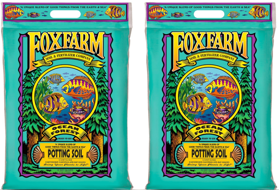 
FoxFarm Ocean Forest Potting Soil, 12qt – Light, Aerated Texture, Designed for All Container Plants – pH Adjusted for Optimal Nutrient Uptake, Effectively.