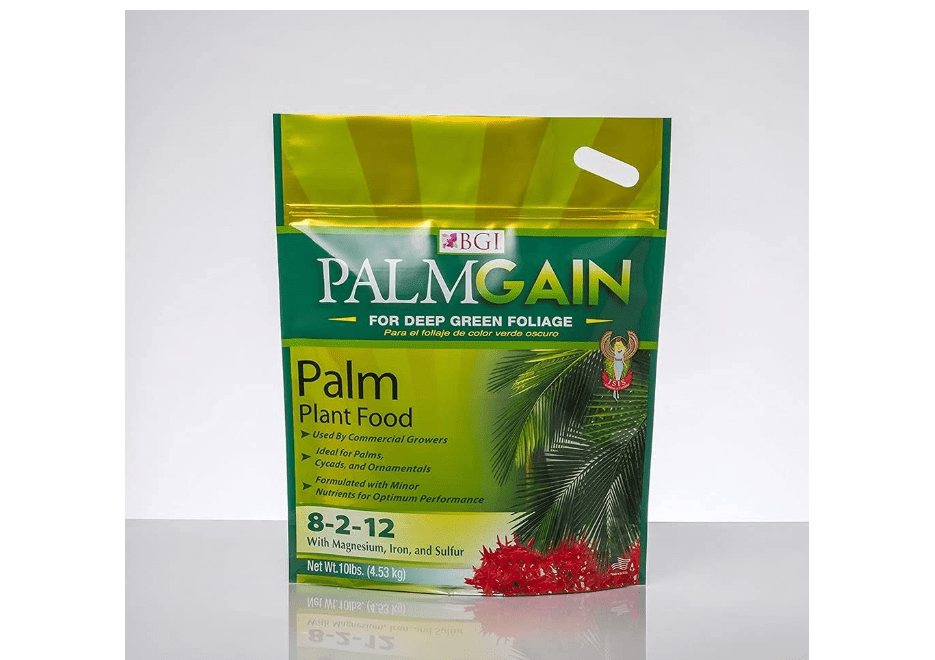 
BGI Fertilizers PALMGAIN, Palm Tree Fertilizer, Ferns, Cycads, Ixora, 10lb Bag