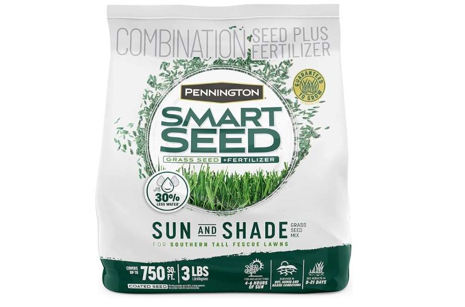 Pennington Smart Seed Sun and Shade Tall Fescue Grass Seed Mix for Southern Lawns 3 lb
