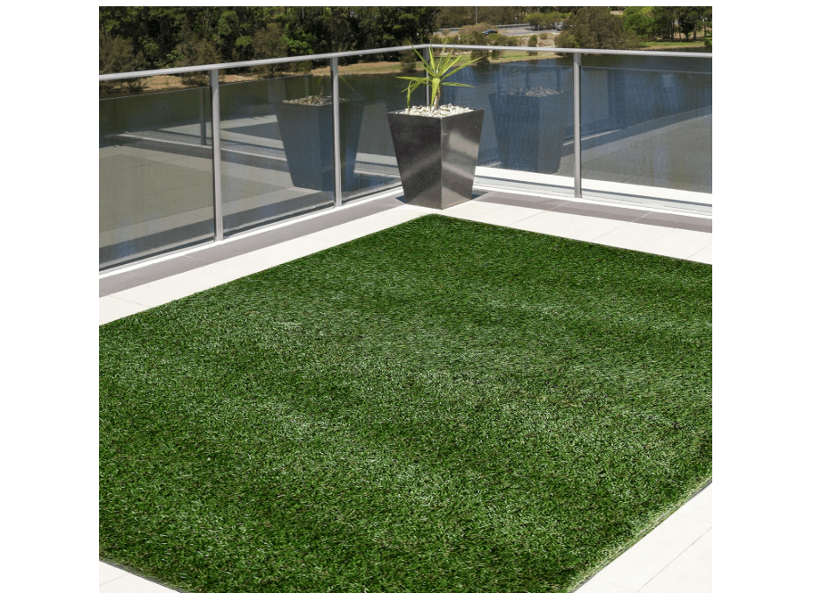 
iCustomRug Ivy, Thick Realistic Grass Mats 2' X 3' Synthetic Turf with Finished Edges, Indoor Outdoor Grass Pet Pad