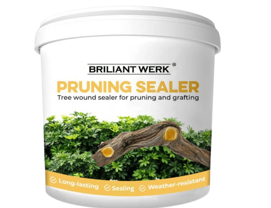 Briliantwerk 28 oz Transparent Tree Pruning Sealer - Tree Wound Sealer - Protective Coating for Pruning Cuts & Grafting Ideal for Tree Bark & Branch