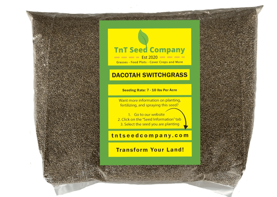 
TnT Seed Company Dacotah Switchgrass Native Grass Seed, Seeds 1 Acre, Provides Excellent Deer Bedding, Upland Cover, Screens for Food Plots, Grows up 