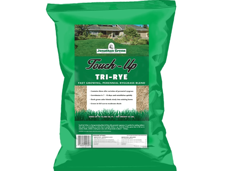 
Jonathan Green (12130) Touch-Up TRI-RYE Perennial Ryegrass Grass Seed - Cool Season Lawn Seed