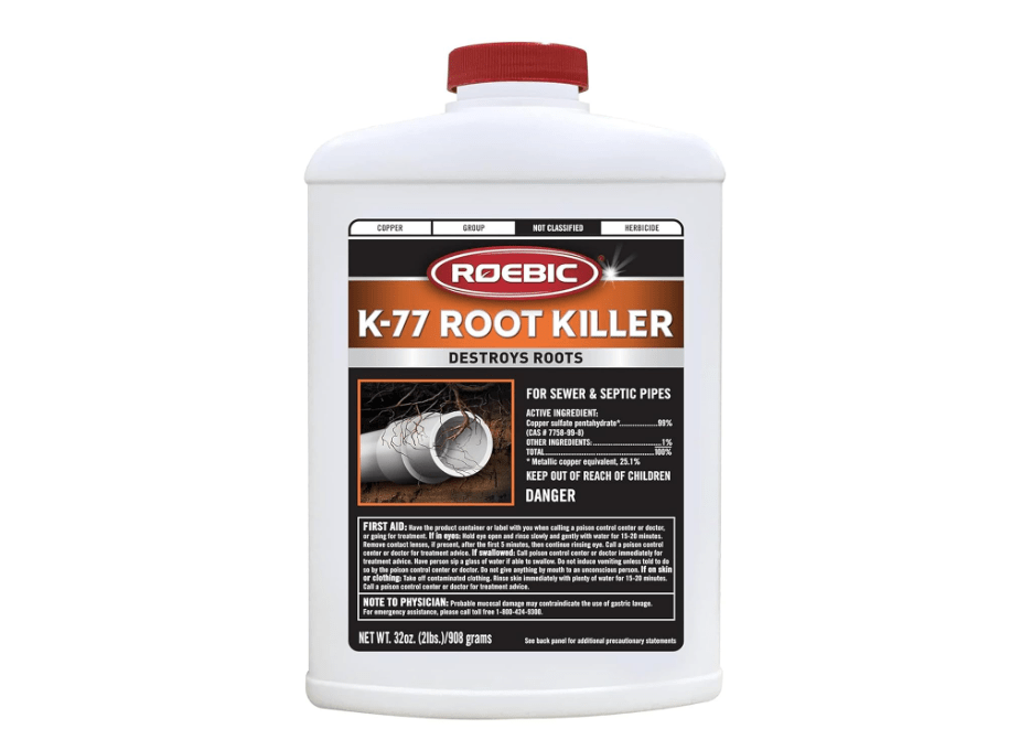 Roebic K-77 Root Killer for Sewer and Septic Systems, Clears Pipes and Stops New Growth, Safe for All Plumbing