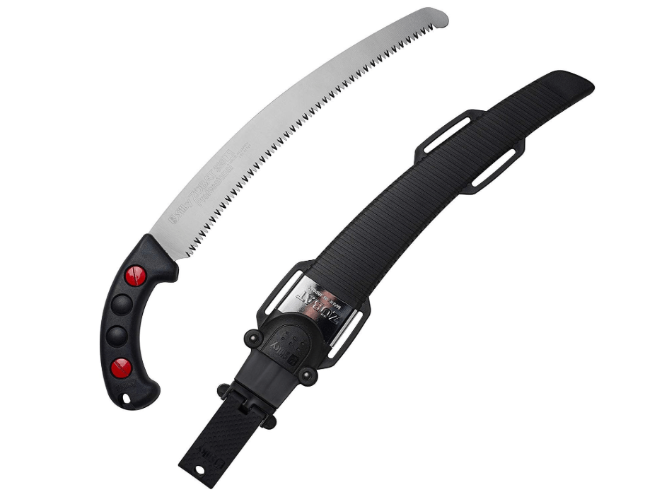 
Silky 270-33 Zubat Professional Curved Blade Hand Saw with Scabbard, 13 inch Curved Blade 