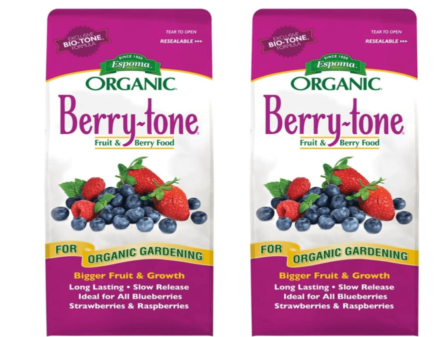 
Espoma Organic Berry-Tone 4-3-4 Natural & Organic Fertilizer and Plant Food for All Berries. 4 lb. Bag. Use for Planting & Feeding to Promote.