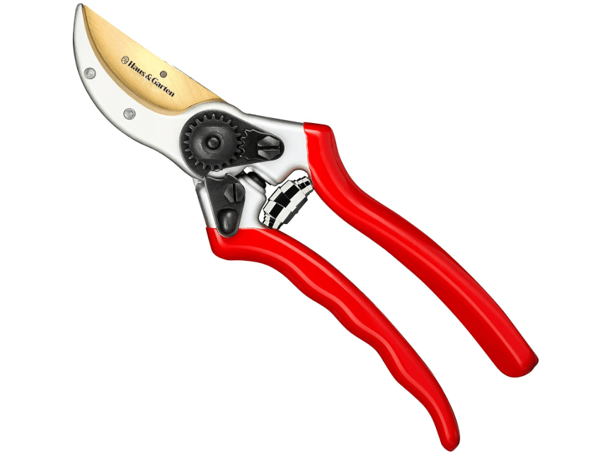 
Haus & Garten ClassicPRO 8.5" Professional Premium Titanium Bypass Pruning Shears - Use As Pruners, Garden Shears, Heavy Duty Handheld Pruning