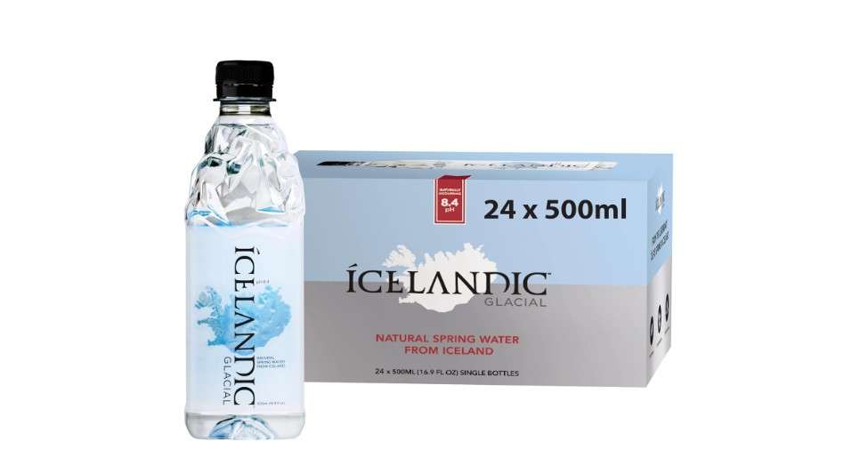 Icelandic Glacial Natural Spring Alkaline Water, 16.9 Fl Oz (Pack of 24)
