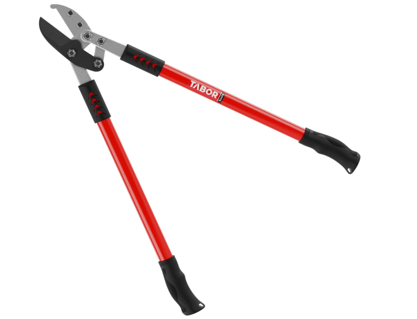 
TABOR TOOLS GG12A Anvil Lopper with Compound Action, 30 Inch Tree Trimmer, Thick Branch Cutter with ⌀ 2 Inch Cutting Capacity, Chops Thick Branches with Ease