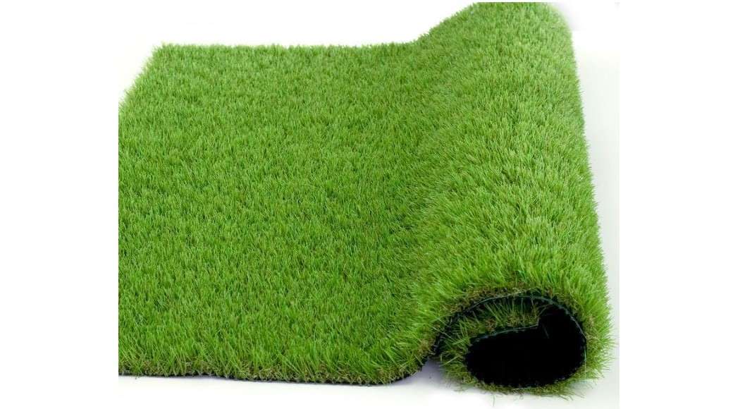 Realistic Artificial Grass Turf Lawn-5FTX8FT, 1.38" Indoor Outdoor Garden Lawn Landscape Synthetic Grass Mat Fake Grass Rug
