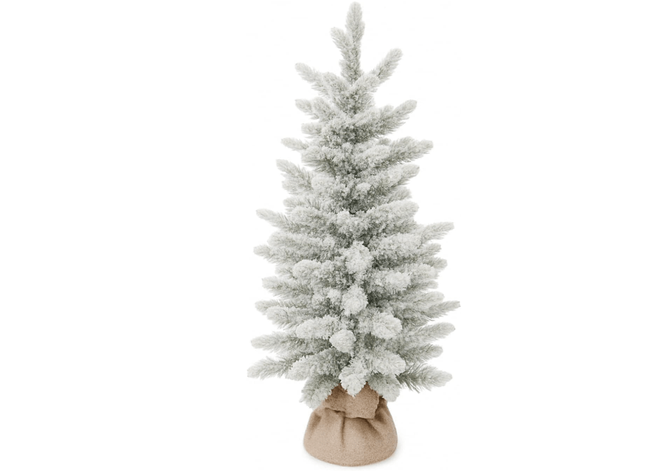 
KING OF CHRISTMAS 3 Foot Artificial Snow Tree Unlit