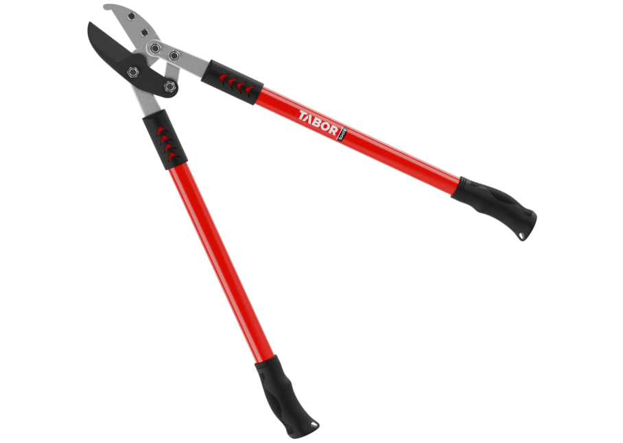 
TABOR TOOLS GG12A Anvil Lopper with Compound Action, 30 Inch Tree Trimmer, Thick Branch Cutter with ⌀ 2 Inch Cutting Capacity, Chops Thick Branches with Ease.