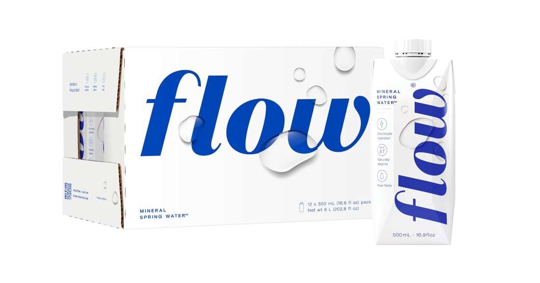 Flow Alkaline Spring Water - Refreshing Taste Of Natural Alkaline Water With Natural Electrolytes, Eco-Friendly Packaging, Non-GMO And BPA-Free. Unflavored....
