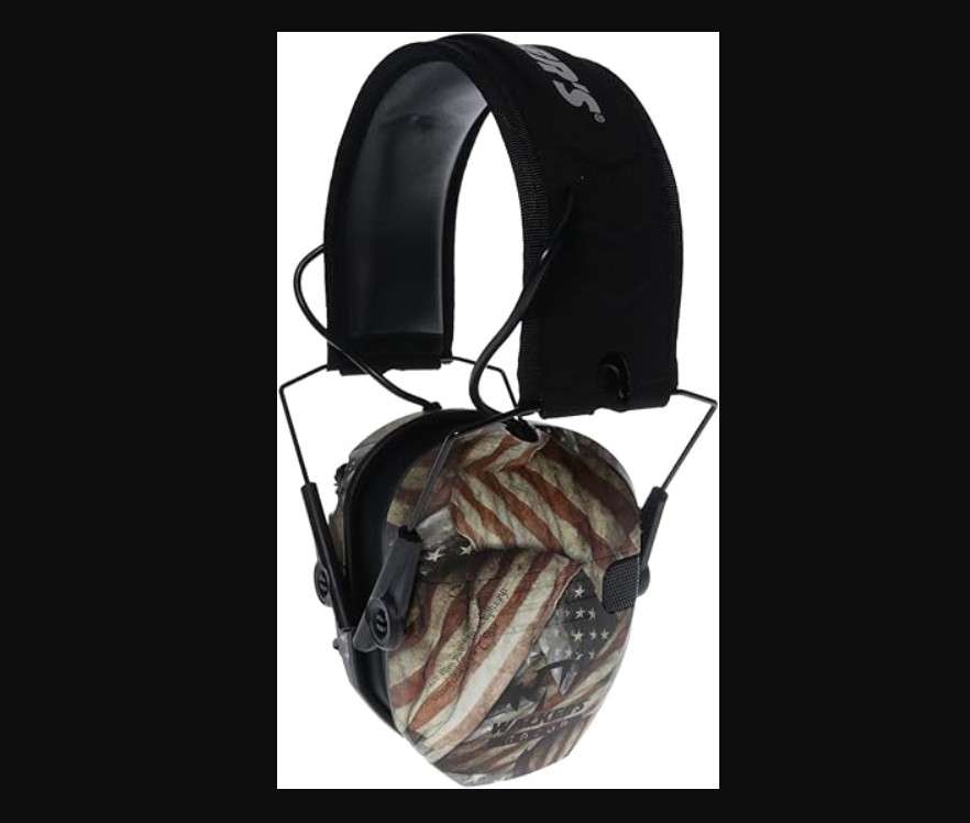 Walker's Razor Slim Ultra Low Profile Compact Design Adjustable Range Shooting Hunting Hearing Protection Electronic Earmuffs
