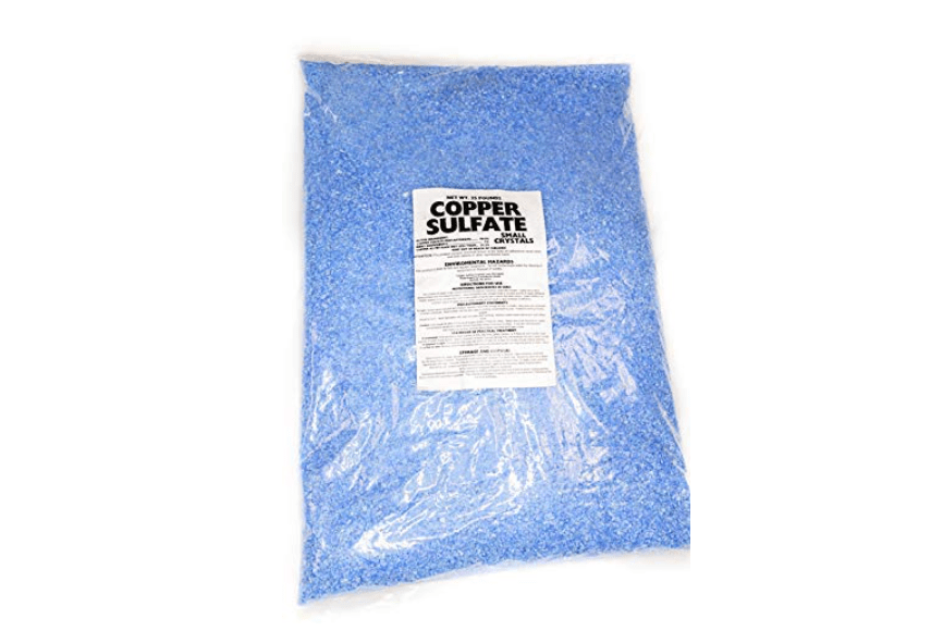 
Copper Sulfate Small Crystals 25lb Bag 99% Pure