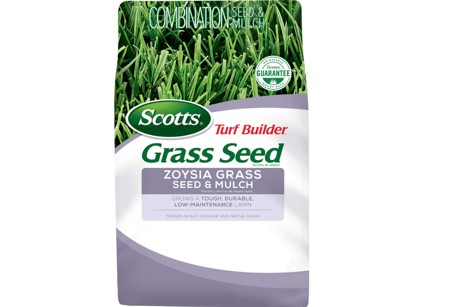 
Scotts Turf Builder Zoysia Grass Seed & Mulch, Grows a Tough, Low-Maintenance Lawn, 