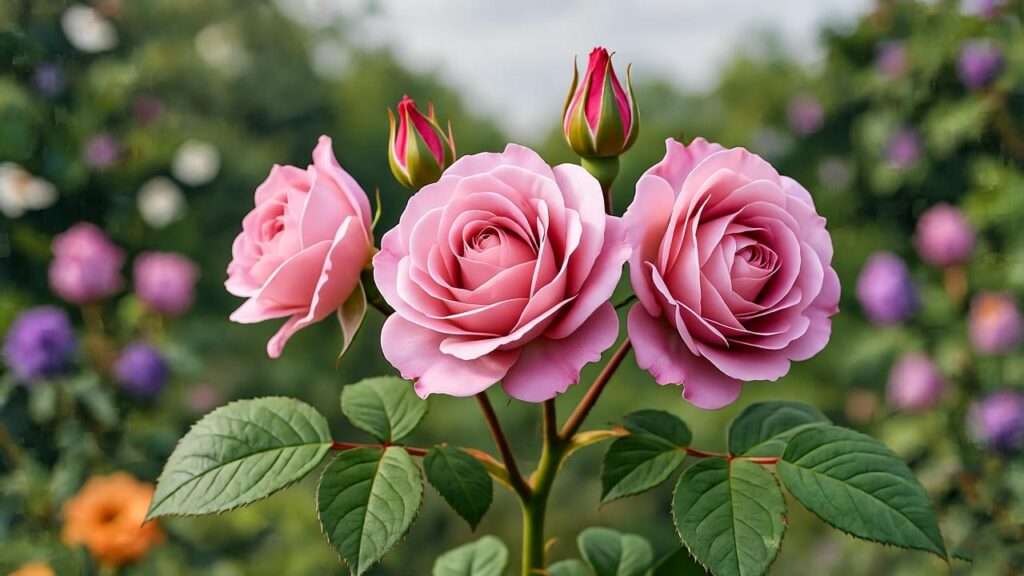 Pink Rose Plant