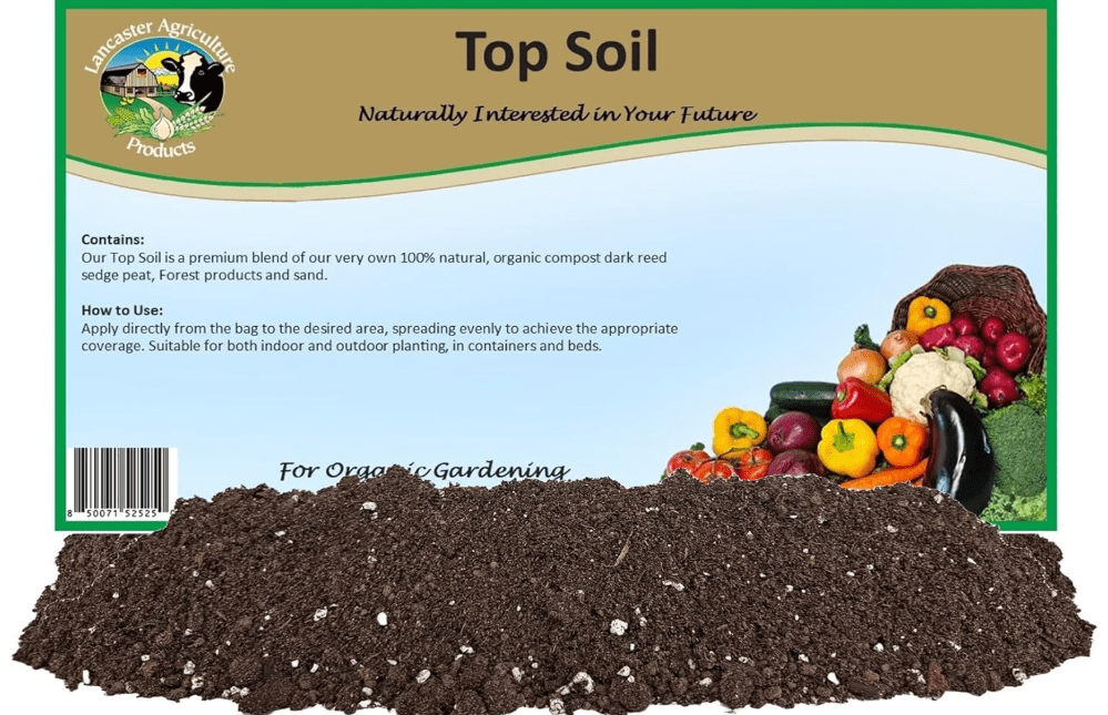 
Top Soil (16 quarts) Enriching Planting Beds, Patching Bare Spots, Transplant Mixture for Shrubs & Trees, Top-Dressing Lawns - Lancaster Agriculture