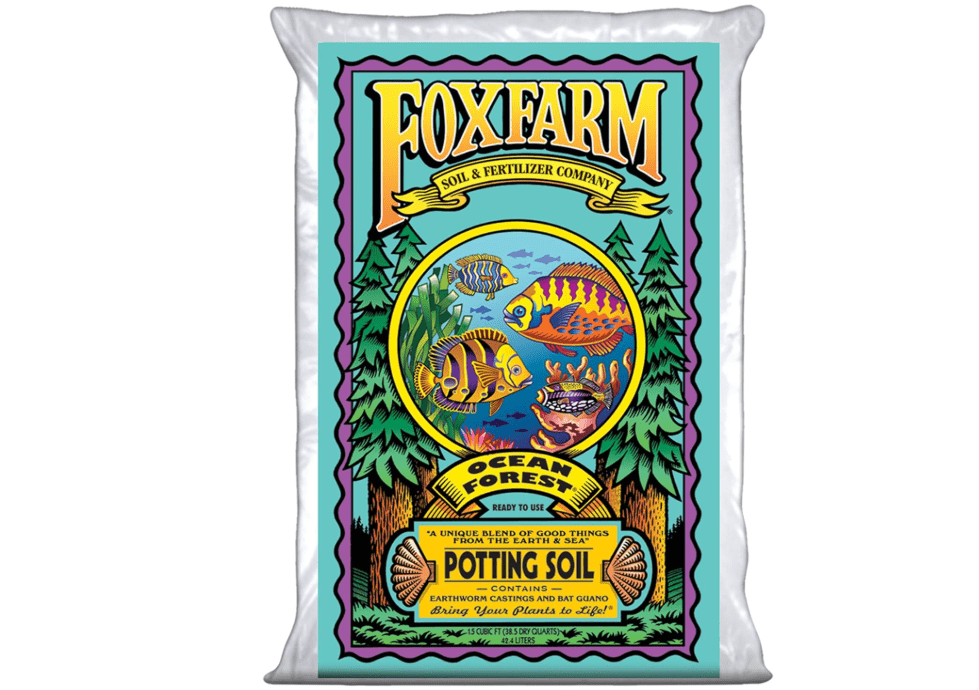 FoxFarm Ocean Forest Potting Soil, 1.5cu ft - Light, Aerated Texture, Designed for All Container Plants - pH Adjusted for Optimal Nutrient Uptake,