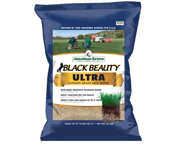 Jonathan Green (10323) Black Beauty Ultra Grass Seed - Cool Season Lawn Seed (25 lb) 