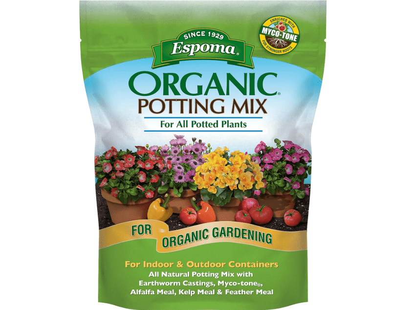 Espoma Organic Potting Soil Mix - All Natural Potting Mix for All Indoor & Outdoor Containers Including Herbs & Vegetables. for Organic Gardening