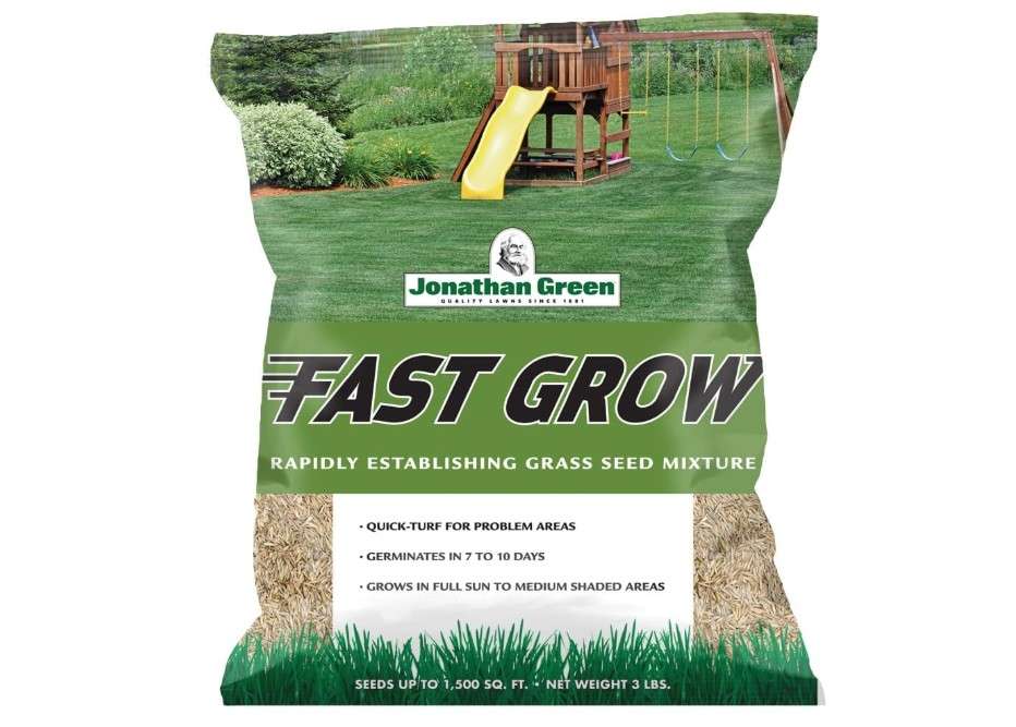 Jonathan Green (10820) Fast Grow Grass Seed - Cool Season Lawn Seed (3 lb) 