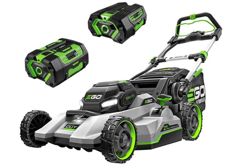  EGO Power+ LM2135SP 21-Inch Self-Propelled Lawn Mower Kit (7.5Ah Battery and Rapid Charger Included), get (1) extra BA2800T 5.0Ah Battery