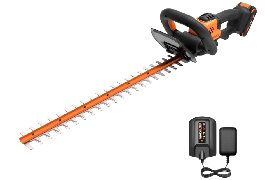 
WORX WG261 22" 20V Cordless Hedge Trimmer, Battery & Charger Included