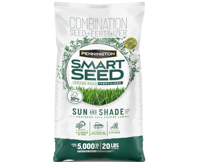 Pennington Smart Seed Sun and Shade Tall Fescue Grass Seed Mix for Southern Lawns 20 lb