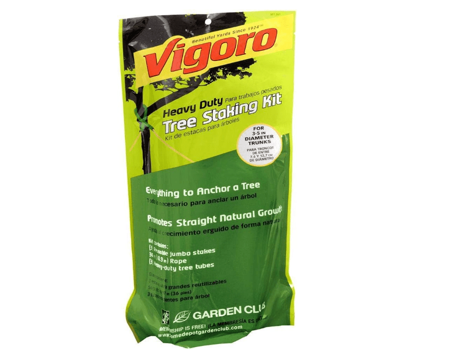 Vigoro Heavy Duty Tree Staking Kit, Everything Included to Stake A Tree