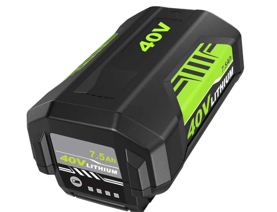  7500mAh Extend Capacity Replacement for Ryobi 40V Battery Compatible with Ryobi 40 Volt Lithium Battery OP4026 OP40601 OP4050A OP4040 OP4030 OP4050..