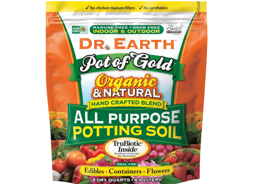 Dr. Earth Pot of Gold All Purpose Potting Soil 8 q