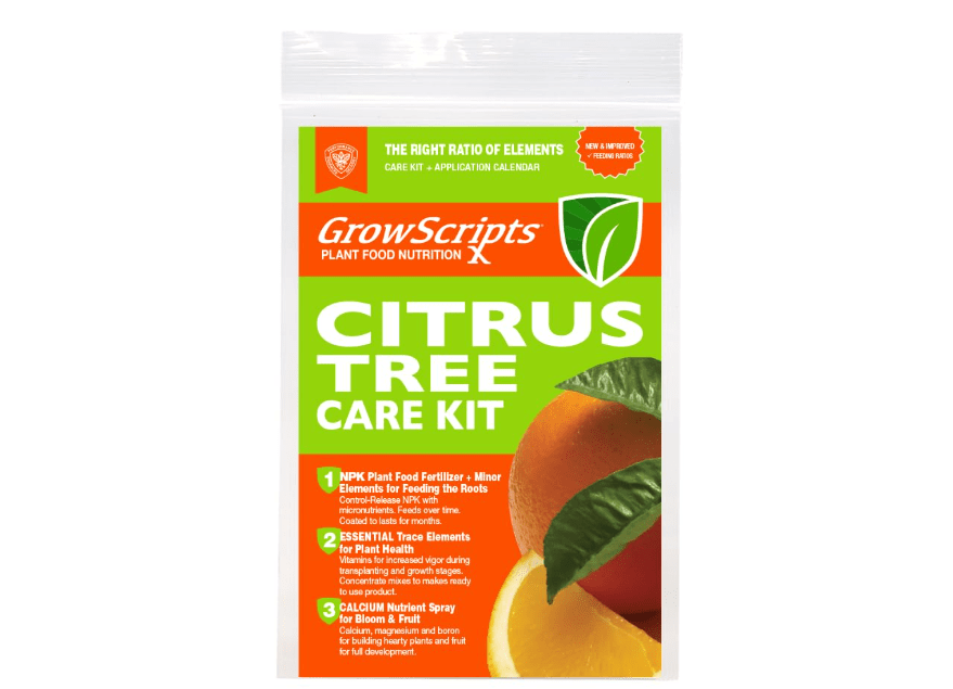 
Citrus Tree Fertilizer Kit - Complete 3-in-1 Plant Food with NPK Granules, Liquid Micronutrients & Calcium for Container Lemon Orange Lime Trees,
