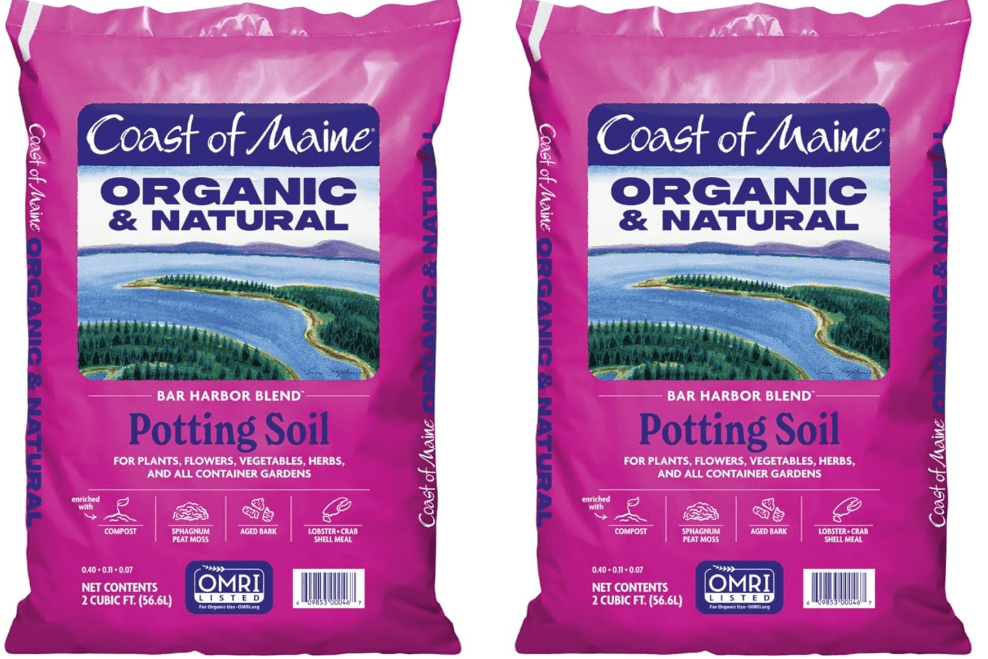 Coast of Maine Bar Harbor Blend, 2 cu ft (Pack of 2) Organic and Natural Potting Soil for Houseplants, Flowers, Vegetables, Herbs and Containers