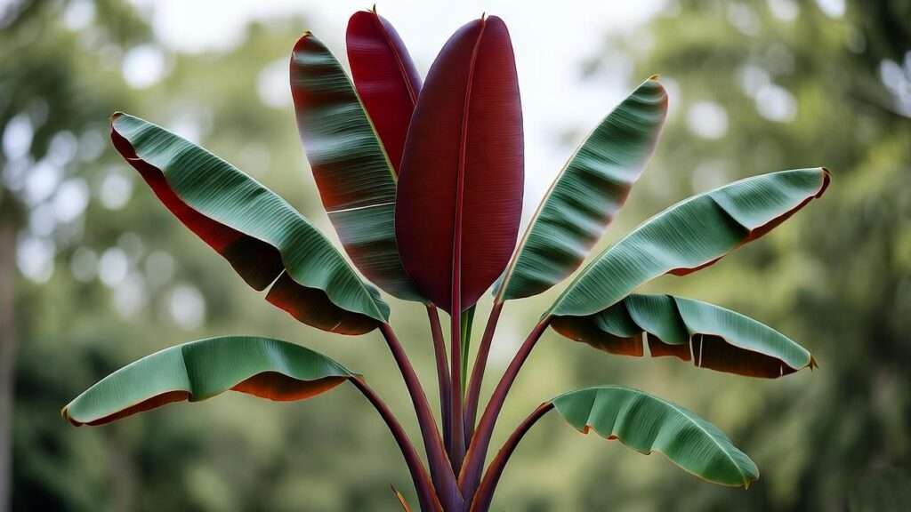 Red Abyssinian Banana Tree