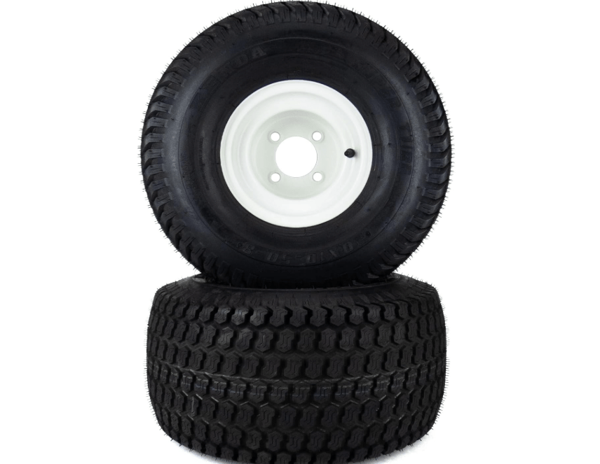(2) Super Turf Tire Assemblies 20x10.50-8 Fits Exmark Toro Vantage Grandstand 120-6465