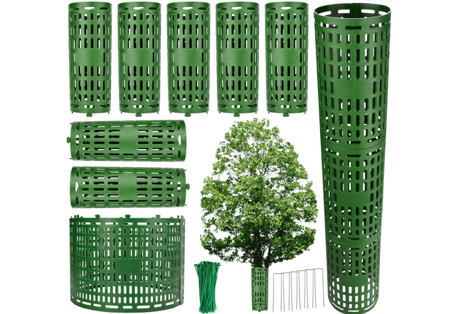 YGAOHF 7 Pack Tree Trunk Protector Guard, Expandable Tree Wraps to Protect Bark, Heavy Duty Tree Protectors from Deer, Tree Guards Trunk Protecter Trimmers,