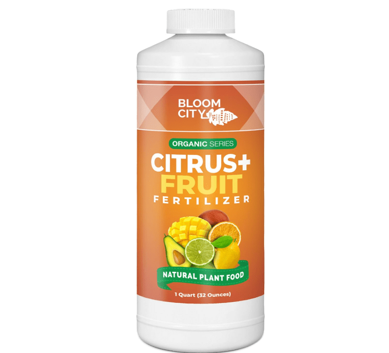 
Bloom City's Organic Citrus & Fruit Fertilizer for Fruit Trees - Quart (32 oz)