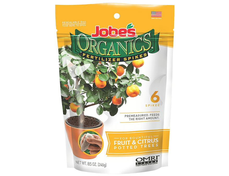 
Jobe’s Organics Garden Fertilizer Spikes, Easy Plant Care Fertilizer for Fruit and Citrus Plants and Trees, 6 Count
