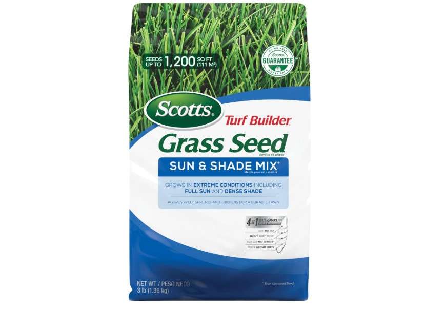 
Scotts Turf Builder Grass Seed Sun & Shade Mix, Grows in Extreme Conditions & Spreads for a Durable Lawn, 