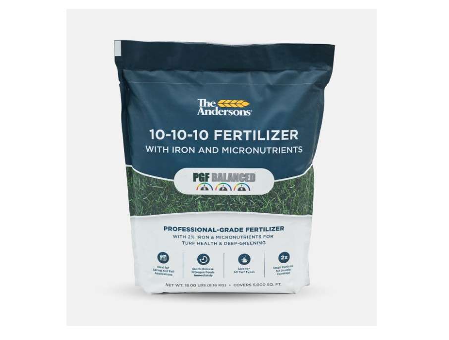  The Andersons PGF Balanced 10-10-10 Fertilizer with Micronutrients and 2% Iron (5,000 sq ft)