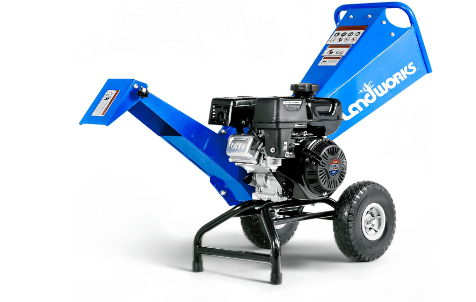 
Landworks Wood Chipper Shredder Mulcher, Heavy Duty, 7 HP Gas Powered, Compact Rotor Assembly, 3 Inch Max Capacity